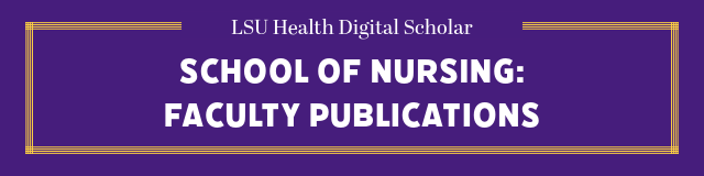 School of Nursing Faculty Publications