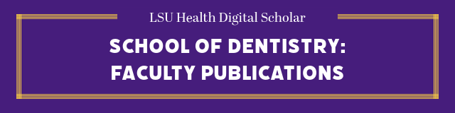 School of Dentistry Faculty Publications