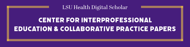 Center for Interprofessional Education and Collaborative Practice Papers