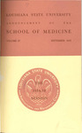 1958-1959 LSU Medical Center Catalog/Bulletin: School of Medicine by Office of the Registrar