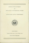 Louisiana State University and Agricultural and Mechanical College- 1934- Seventy-third Annual Commencement