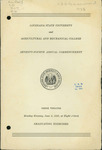Louisiana State University and Agricultural and Mechanical College- 1935- Seventy-Fourth Annual Commencement