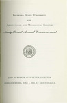 Louisiana State University and Agricultural and Mechanical College- 1953- Ninety-second Annual Commencement by Office of the Registrar