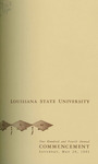 Louisiana State University and Agricultural and Mechanical College- 1965- Commencement by Office of the Registrar