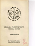 Louisiana State University Medical Center- 1966- Commencement