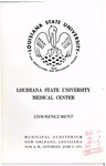 Louisiana State University Medical Center- 1971- Commencement by Office of the Registrar
