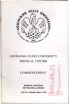 Louisiana State University Medical Center- May 1976- Commencement