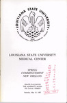 Louisiana State University Medical Center- 1983- Spring Commencement