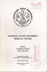 Louisiana State University Medical Center- 1987- Spring Commencement by Office of the Registrar