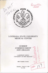 Louisiana State University Medical Center- 1987- Summer Commencement