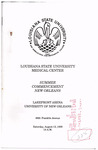 Louisiana State University Medical Center- 1989- Summer Commencement by Office of the Registrar
