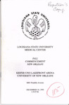 Louisiana State University Medical Center- 1992- Fall Commencement by Office of the Registrar