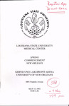 Louisiana State University Medical Center- 1993- Spring Commencement by Office of the Registrar