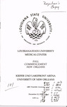 Louisiana State University Medical Center- 1998- Fall Commencement