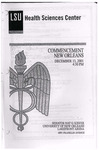 Louisiana State University Health Sciences Center - 2001- Fall Commencement