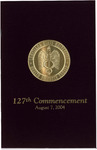 Louisiana State University Health Sciences Center - 2004- Summer Commencement by Office of the Registrar