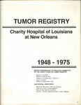 Tumor Registry: 1948 - 1975 by Pelayo Correa, Marise S. Gottlieb, Edward T. Krementz, Jane D. Roberts, and Robert G. Weilbaecher