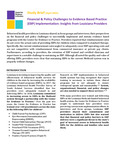 Financial & Policy Challenges to Evidence Based Practice (EBP) Implementation by Evidence to Practice, CEP Briefs, Ronnie Rubin, Willandra Whiting, and Stephen Phillippi
