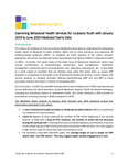 Examining Behavioral Health Services for Louisiana Youth with January  2019 to June 2020 Medicaid Claims Data