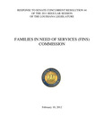 FAMILIES IN NEED OF SERVICES (FINS) COMMISSION