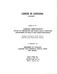 Cancer in Louisiana: 1985, Volume 2