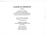 Cancer in Louisiana: 1986, Volume 3