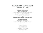 Cancer in Louisiana: 1988, Volume 5